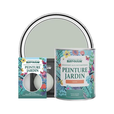 Peinture Jardin, Finition Satinée - Vert Craie (1/3)