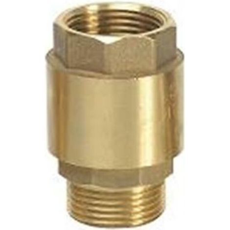 Clapet anti-retour laiton pour eau installation intérieure et extérieure vanne de retenue unidirectionnelle (1/5)