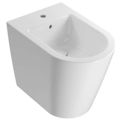 Bidet Forty3 Globo Filomuro 55x36 Monoforo Bianco Lucido (1/4)