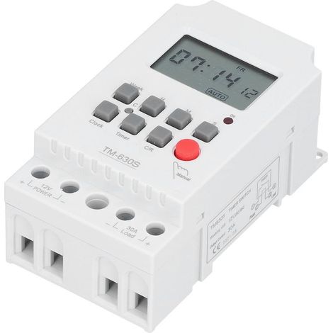Minuterie de micro-ordinateur, accessoires électroniques de 7 jours avec affichage numérique pour le contrôle de la lumière (1/5)