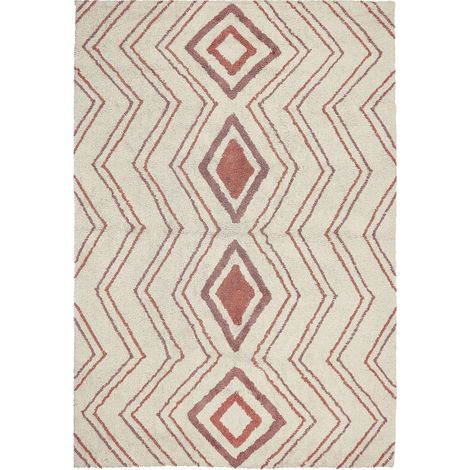 Rug KASTAMONU Beige 140 x 200 cm Cotton (1/5)