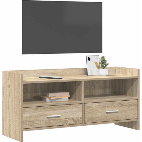 Mobile TV Armadietto TV Mobile Porta TV 100 x 33 x 47 cm Rovere Sonoma Legno ingegnerizzato (1/5)
