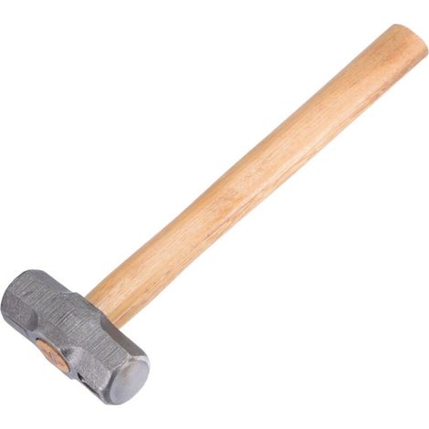 2 Livre Double Face Marteau Forgeron Ingénieur Marteau avec 11" Bois Poignée Forgé Acier Tête pour Maison Industrie Travail Bois (1/3)