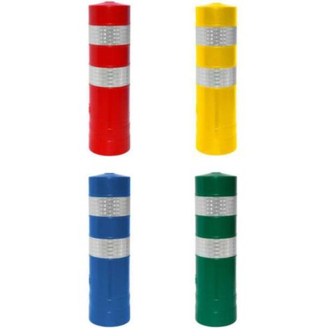 Baliza cilíndrica hito H75  Amarillo                       750 x 200 mm