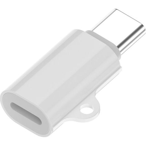 Adaptador PD multifunción de carga rápida para iPhone 15, convertidor de carga Lightning hembra a tipo C macho, B