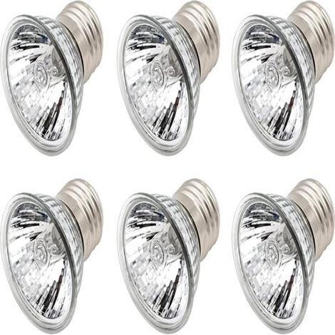 Ampoule chauffante 25W E27 pour tortues, lampe chauffante UVA UVB pour reptiles, lézards et tortues d'aquarium (lot de 6) (1/5)