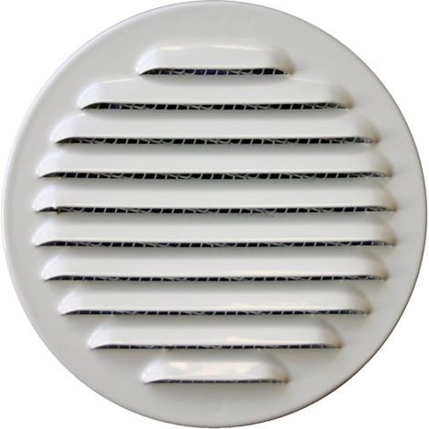Griglia di ventilazione autogyre alluminio 100 mm con zanzariera