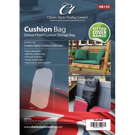 Charles Taylor Garden Deluxe Waterproof Cushion Storage Bag