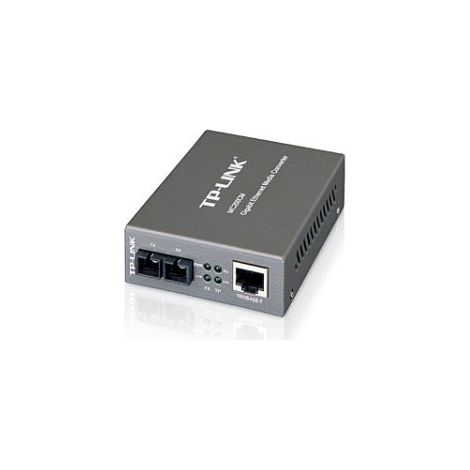 HUB Switch puertos 2 x RJ45 TP-LINK MC200CM   1 SC, Negro