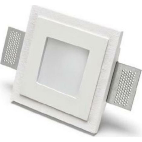 Einbaustrahler kristall 35w quadratischer anschluss gu10 mit glasdiffusor farbe weiß 4178.004.35