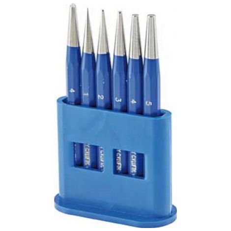 Jeu de chasse-pointes en étui plastique, 6 pièces, Quantité : 6 pièces
