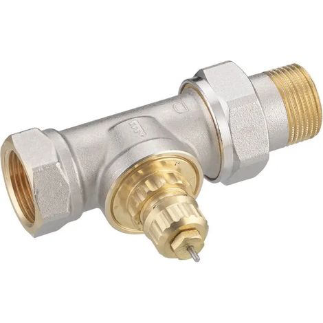 Danfoss Corpo valvola RA-G 20 R 3/4, Passaggio diretto, Nichelato opaco, 013G1677