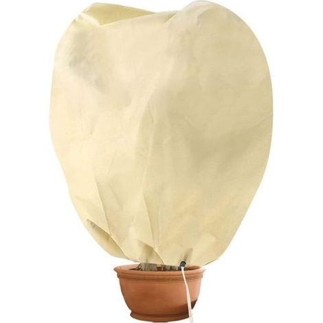 Housse d'hivernage non tissée pour plantes en pot et rosiers, protection contre le gel (80x100 cm) (1/5)
