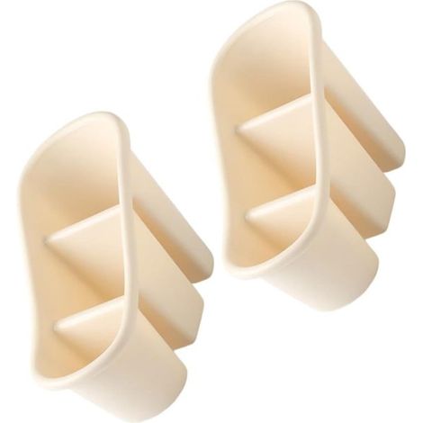 2 soportes escurridores para palillos，escurridor de cubiertos con compartimentos para cucharas，palillos y tenedores (1/4)