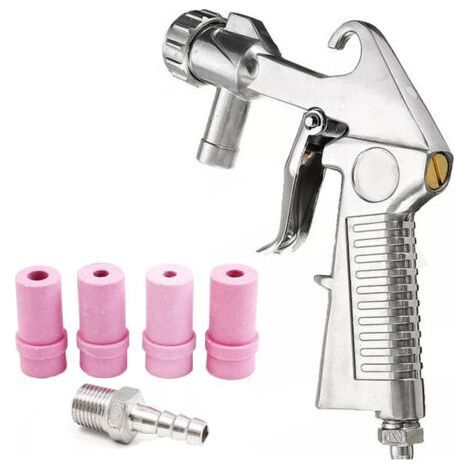 Pistolet de sablage à Air, Siphon à Air, outil abrasif, buses en céramique, Kit de pointes, outils électriques, pulvérisateur (1/5)