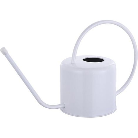 ManoMano Gießkanne, 1,3 l, mit langem Ausguss, wasserdicht und langlebig, Edelstahl, weiß, für Zimmer- und Gartenpflanzen (1/5)