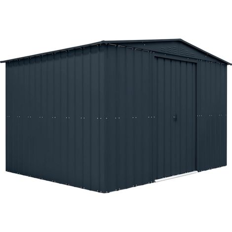 10 x 8 Feet Globel Apex - Steel/Metal - L248 x W308 x H203 cm - Grey