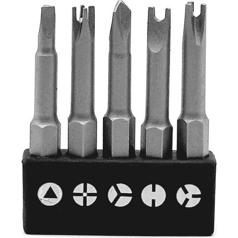 Schraubendreher Bit Set 5 Spezialformen (1/5)