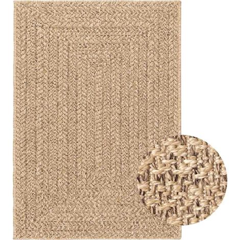 Tapis de salon, Paillasson, Tapis Chambre Moderne 160x230 cm aspect jute intérieur et extérieur MKS68689