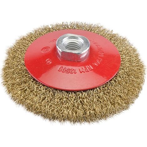 BROSSE BISEAUTÉE À FILS ONDULÉS 115 MM 763625 (1/4)
