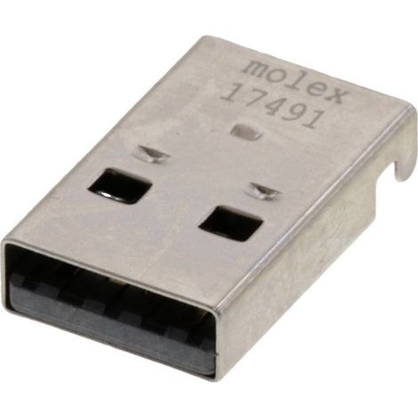 Bus série universel mâle Coudée 480372200 Molex Contenu: 1 pc(s) R797012 (1/3)
