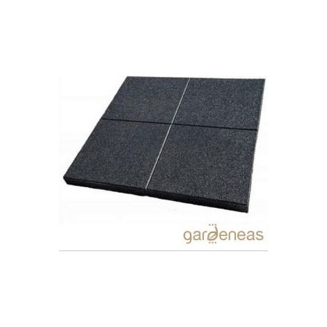 LESTARE PAV0080 Loseta Caucho 500x500x40 mm Negro - ref: PAV0080 (1/4)