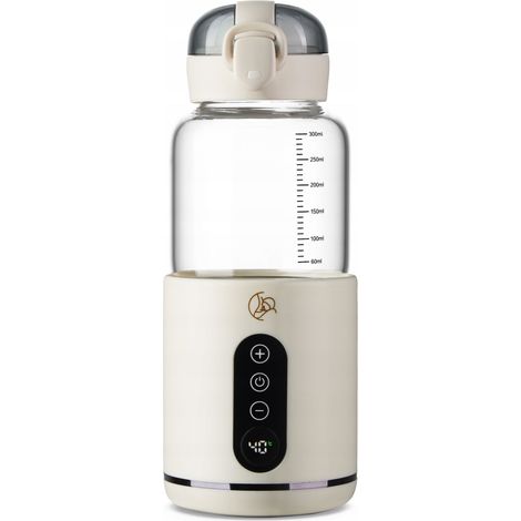 Scaldabiberon e scaldalatte portatile MyBabyBottle bianco (1/5)