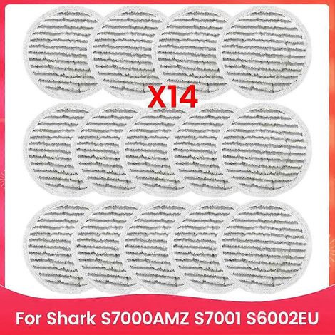 Kit de 14 lingettes de rechange pour balai vapeur électrique Shark S7000AMZ S7001 S6002EU T2 (1/5)