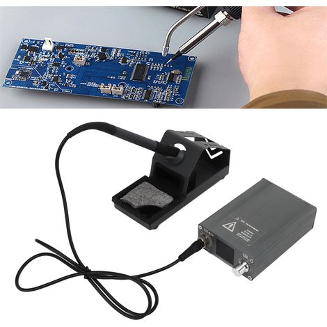 Station de soudage antistatique intelligente à température constante, station de soudage haute fréquence portable avec affichage numérique, kit de soudage à fil volant pour la réparation de téléphones (1/5)