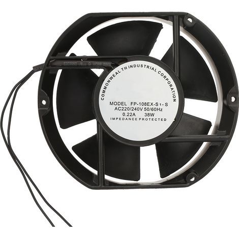 AC220V 38W axial fan with oval ball bearing for ventilation and cooling (1/5)