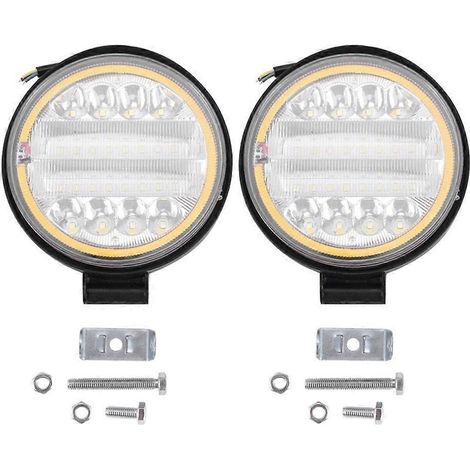 Lot de 2 projecteurs de travail LED à faisceau combiné spot/flood pour camionnette (1/5)