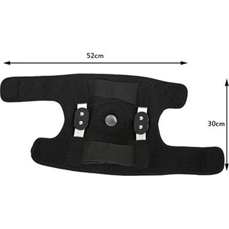 Rodillera para menisco - Rodillera articulada - Rodillera para mujer - Rodillera para hombre - Negra (1/5)