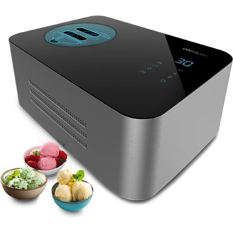 Cecotec Gelacy 1500 Touch machine à glaces noir et argent (1/5)