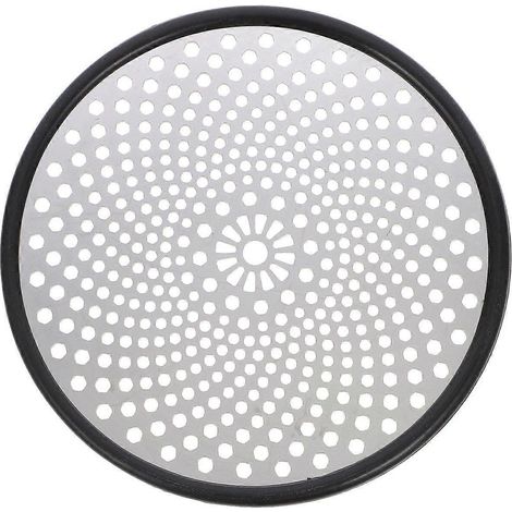 Cache-bonde de douche avec joint d'étanchéité et récupérateur de cheveux (1/4)