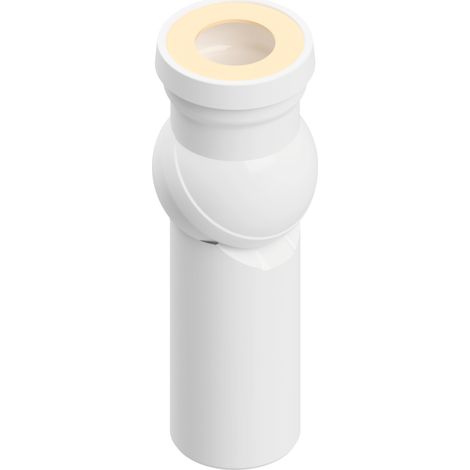 Alcadrain A90-90R, Coude de raccordement pour WC, angle réglable 0-90° (1/3)