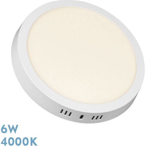 Downlight di superficie Thulita 6w 4000k Bianca 540lm 2,8x12x12 Cm