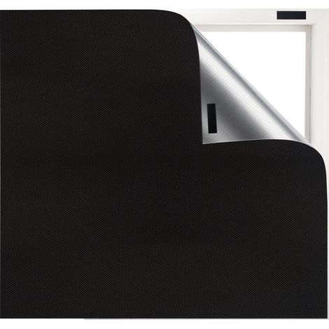 Marlow 2PC Blackout Blinds Stick On 100% Blockout Curtain for Window Shades Film (1/5)