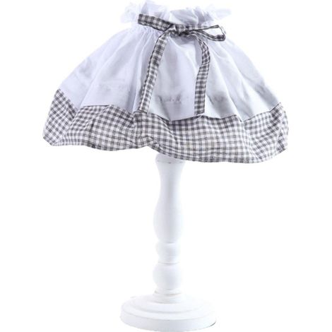 Lampada shabby in tessuto, Ø22 cm (kit da 3) (1/2)
