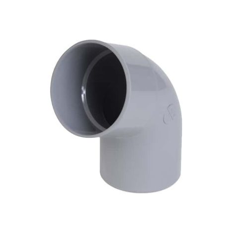 PVC NICOLL Krümmer - 67°30 - Durchmesser 100 - Außengewinde - Innengewinde - Durchfluss - 57079S