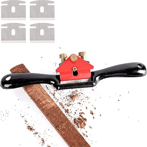 [JAMAIS UTILISÉ]Outil à Main pour Le Travail du Bois Manuel raboteuse de Bord réglable à la Main Coupe-Bois,Planer Spokeshave Ajustement (1/5)