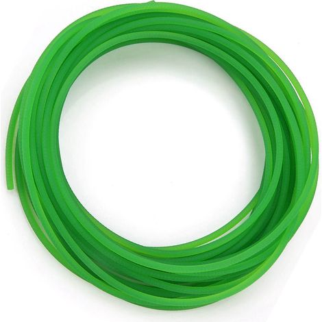 Courroie ronde en polyuréthane, courroie ronde en PU texturé vert, courroie transporteuse industrielle, courroie à joint torique, peut être raccordée à des moteurs électriques et à des courroies de to (1/5)