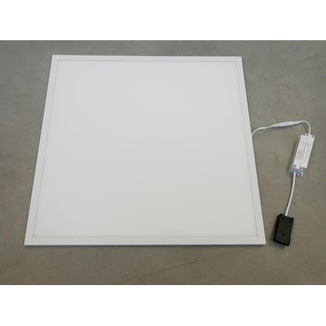 Plafonnier dalle LED cadre alu blanc 595x595x10.5mm 30W 4000K 3000lm alim 230V IP20 Ik03 Panel LED 600 Performance Ledvance (1/4)