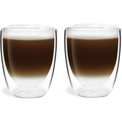 Tasse A Espresso - Double Paroi 80 ml - Verre Transparent - Lot De 2 (1/3)