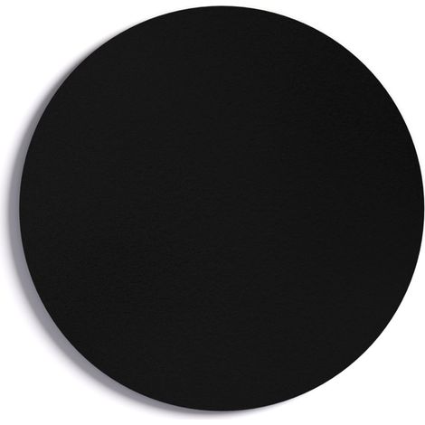 Tableau magnétique ROND noir - diamètre 30 cm - panneau magnétique sans cadre