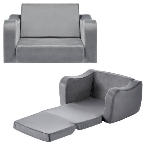 Canapé pour Enfants 2-en-1 Convertible en Chaise Longue (1/5)