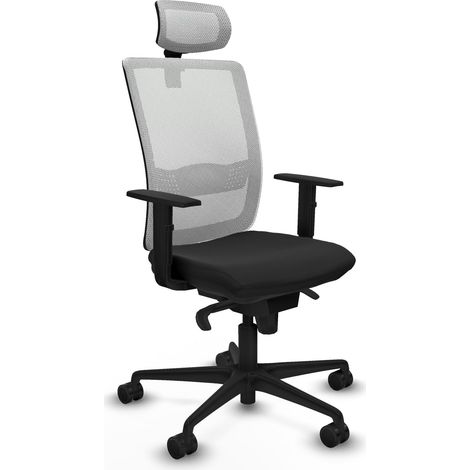 Chaise de bureau piqueras y crespo Haches blanc cuir synthétique (1/2)