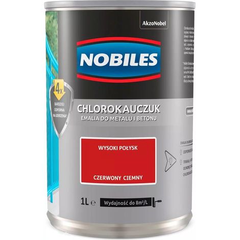 Chlorierter Kautschuk-Emaille hellrot 0,9L - 5EMCH.CZJ0.9