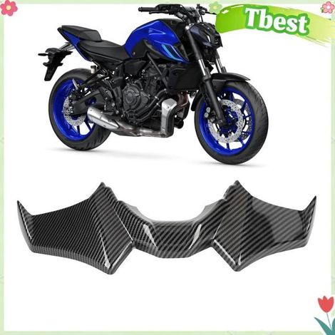 Tbest Extension de bec de protection anti-éclaboussures Couvercle d'extension de bec de moto carenage Style fibre de carbone (1/5)