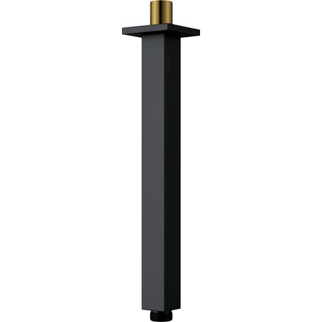 Deante Cascada Duschkopf Decke Schwarz Matt 250 mm (1/4)
