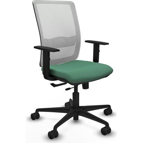 Chaise de bureau piqueras y crespo Haches blanc vert émeraude (1/2)
